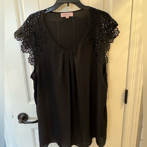 Black philosophy plus size blouse - Picture 3 of 5